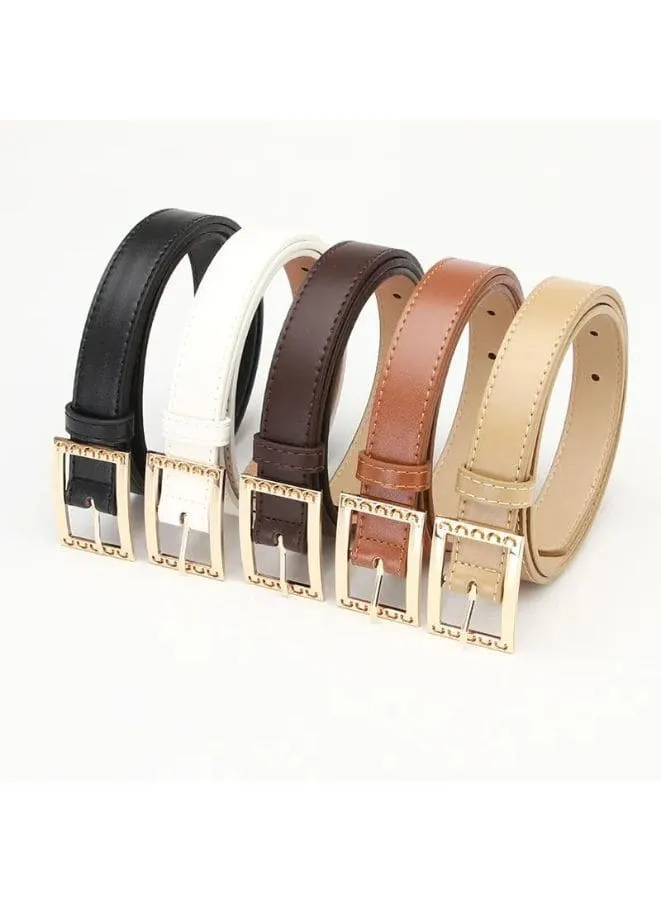 Elegant, Simple and Versatile Leather Belt for Women