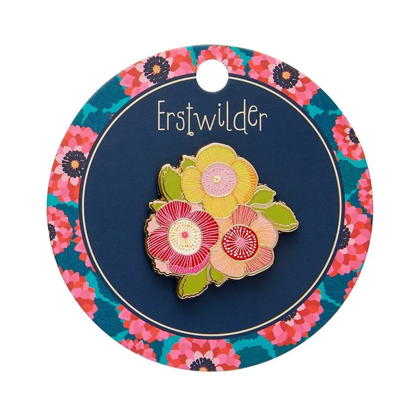 Erstwilder Pretty Poppies Enamel Pin