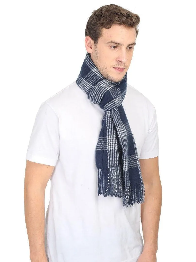 FabSeasons Designer Navy Men Woolen Muffler for Winters