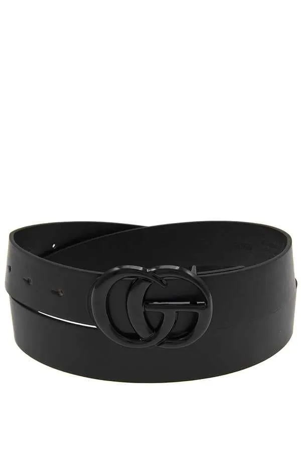 FASHION FAUX LEATHER BELT