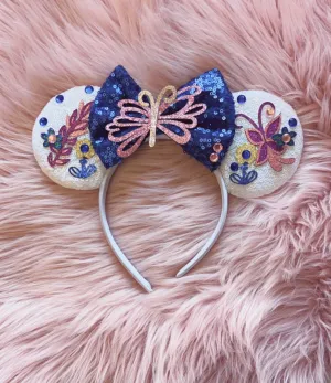 Fashionable sequin mouse ears headband DLH1026-01