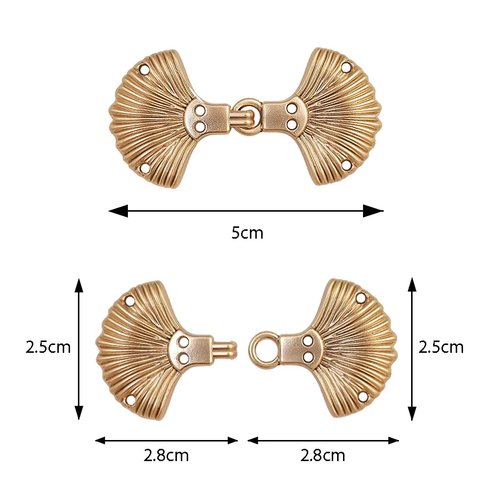 Finest Engraved Design Two Part Metal Clasp Closure