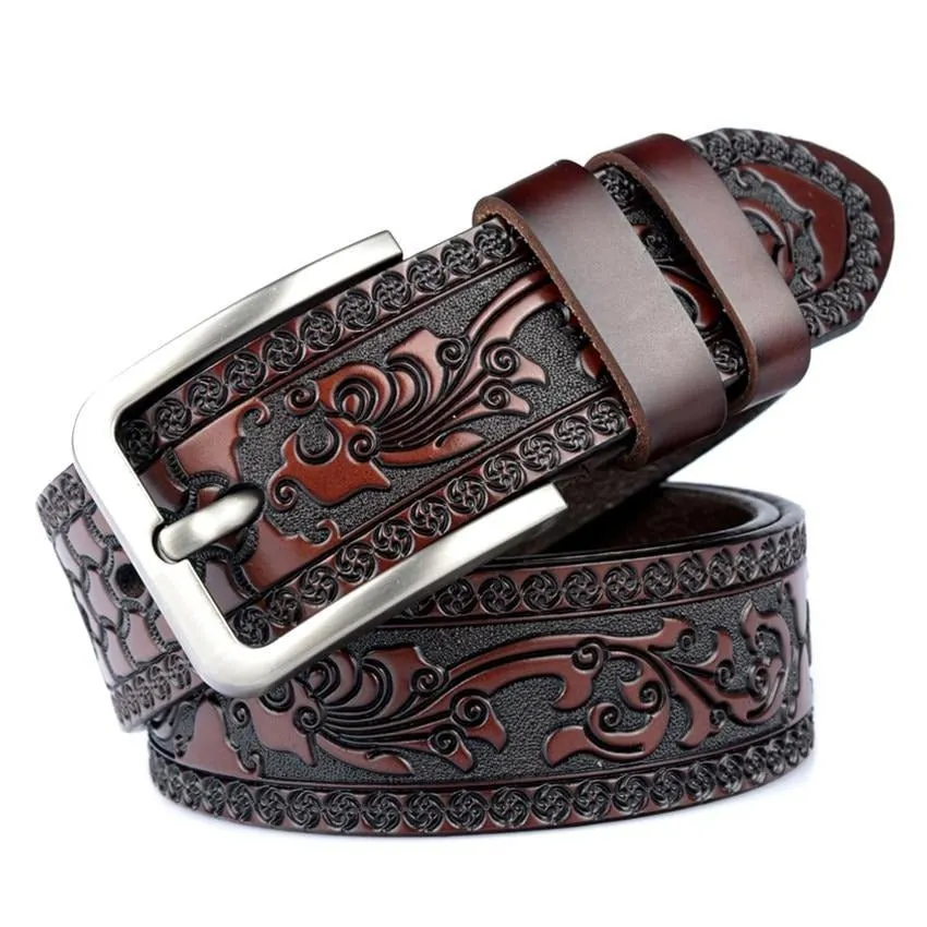 Floral Luxe Genuine Leather Belt