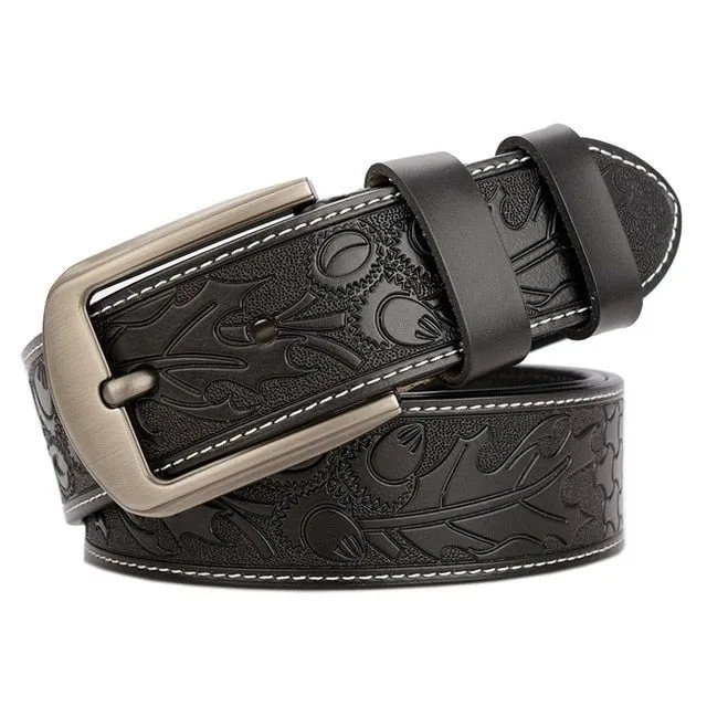 Floral Luxe Genuine Leather Belt