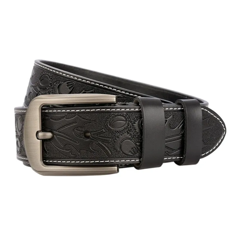 Floral Luxe Genuine Leather Belt