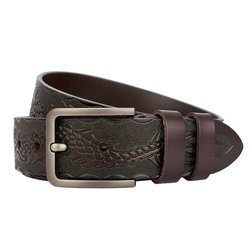 Floral Luxe Genuine Leather Belt