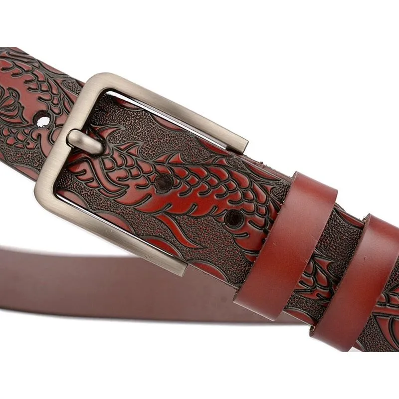 Floral Luxe Genuine Leather Belt