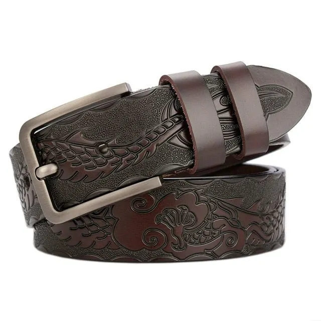 Floral Luxe Genuine Leather Belt