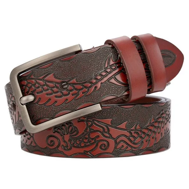 Floral Luxe Genuine Leather Belt