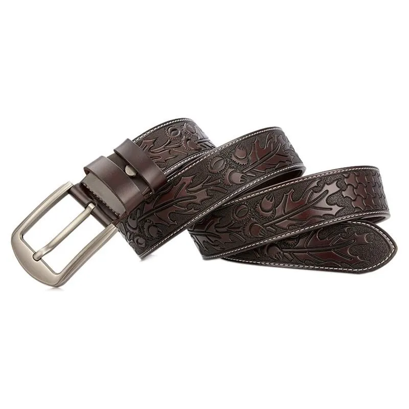 Floral Luxe Genuine Leather Belt