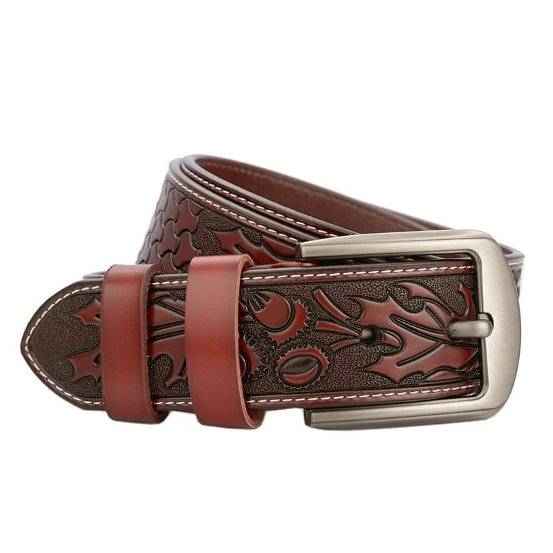 Floral Luxe Genuine Leather Belt