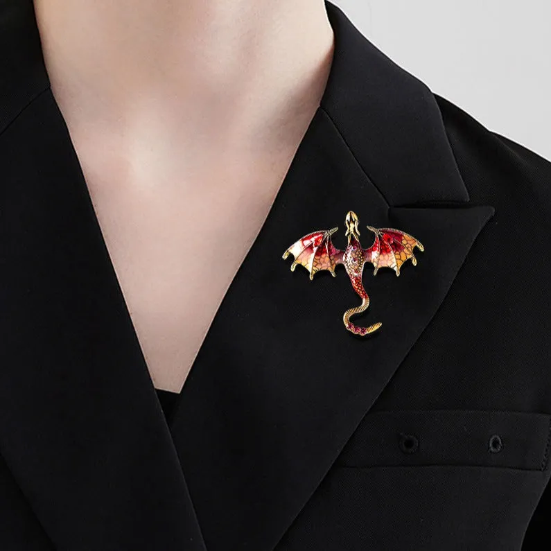 Flying Dragon Brooch