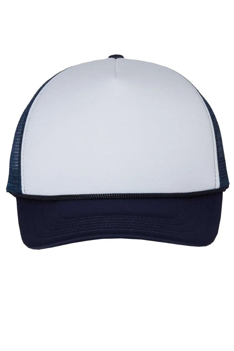 Football Coquette Bow Foam Mesh Back Trucker Cap