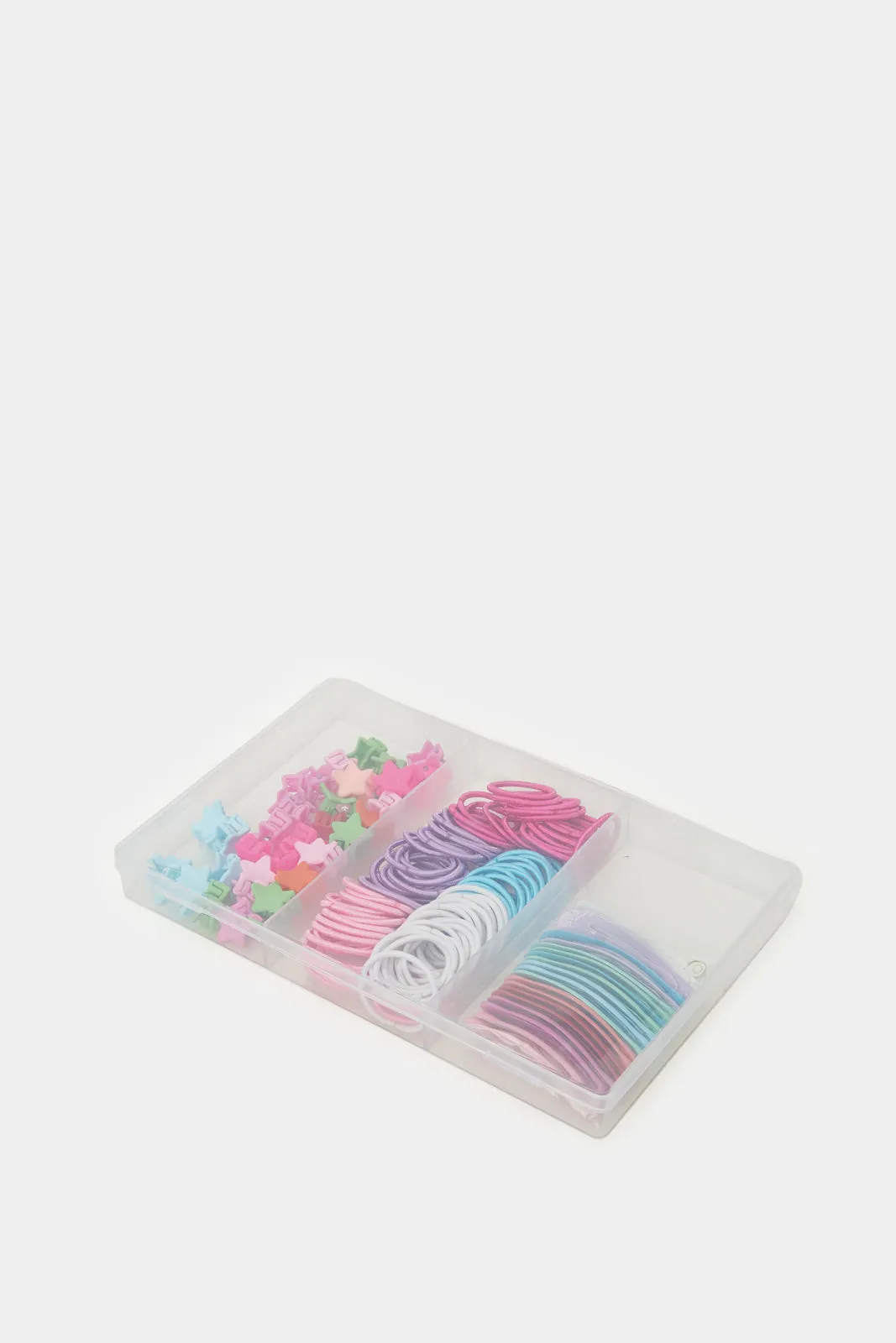 Girls Assorted Elastic And Hair Clip Set