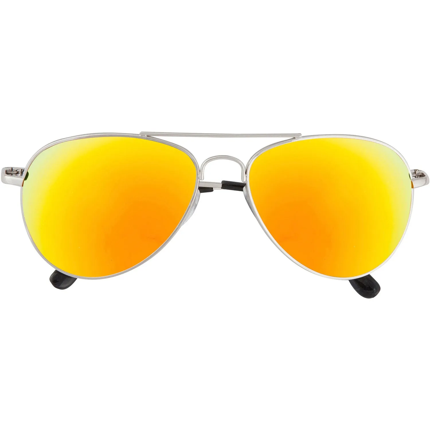 grinderPUNCH Multi-Colored Mirrored Aviator Sunglasses