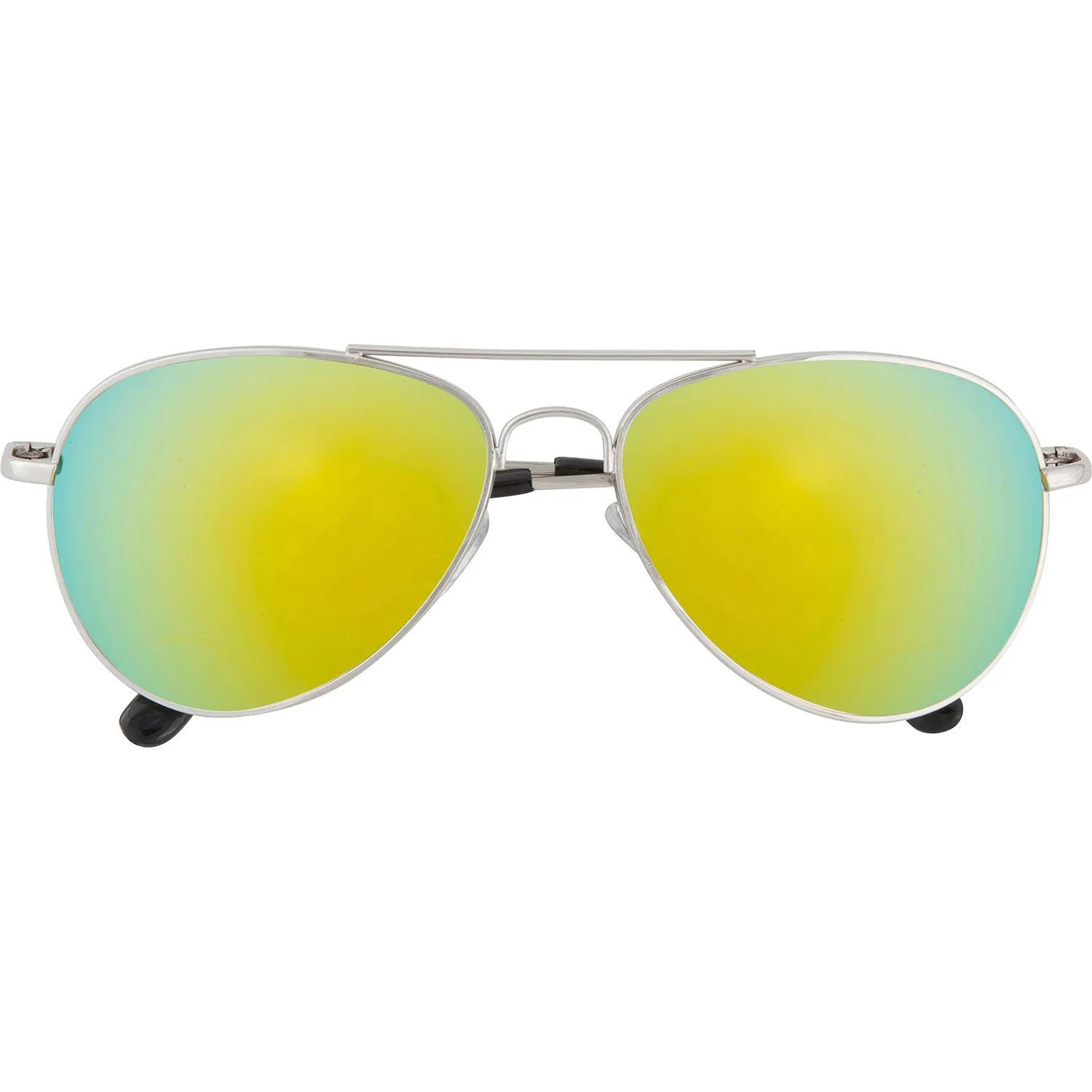 grinderPUNCH Multi-Colored Mirrored Aviator Sunglasses