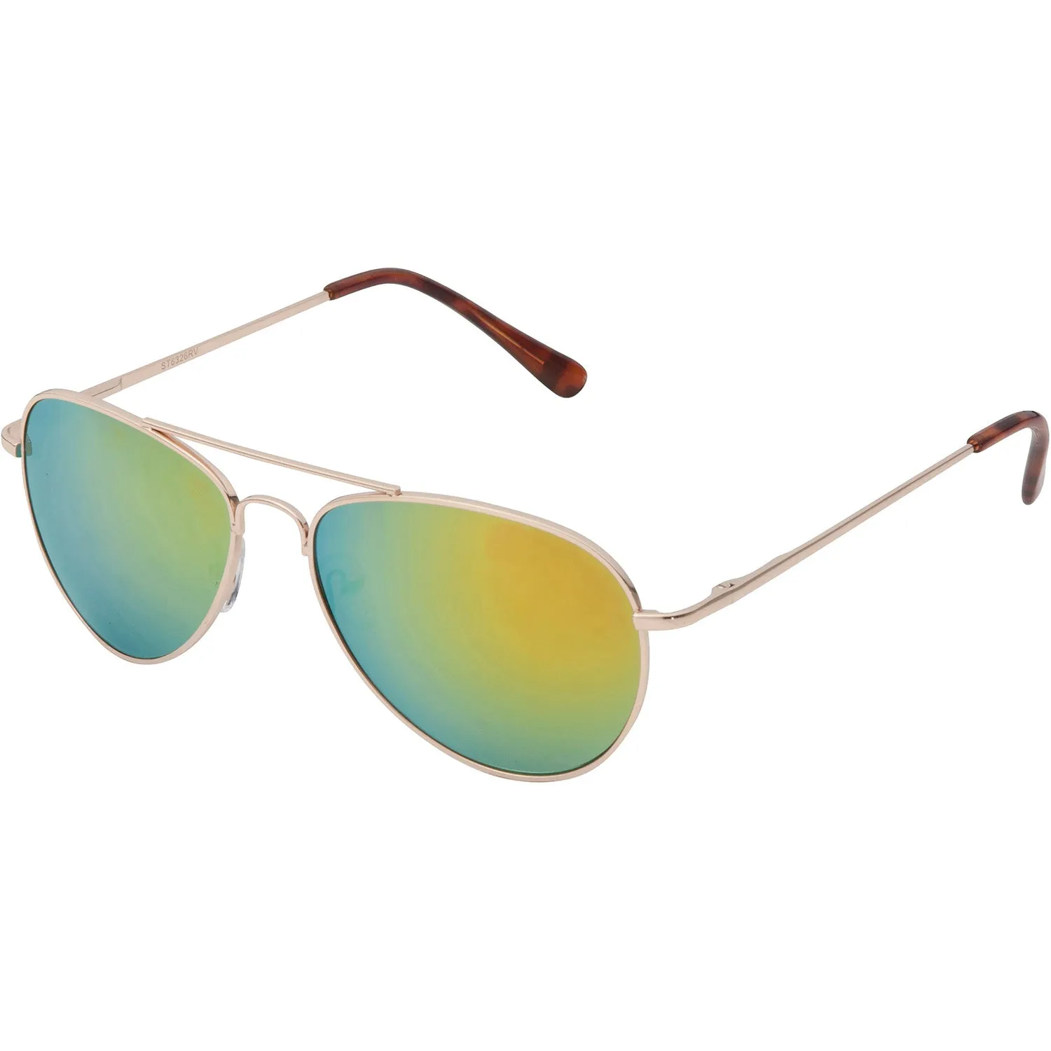 grinderPUNCH Multi-Colored Mirrored Aviator Sunglasses