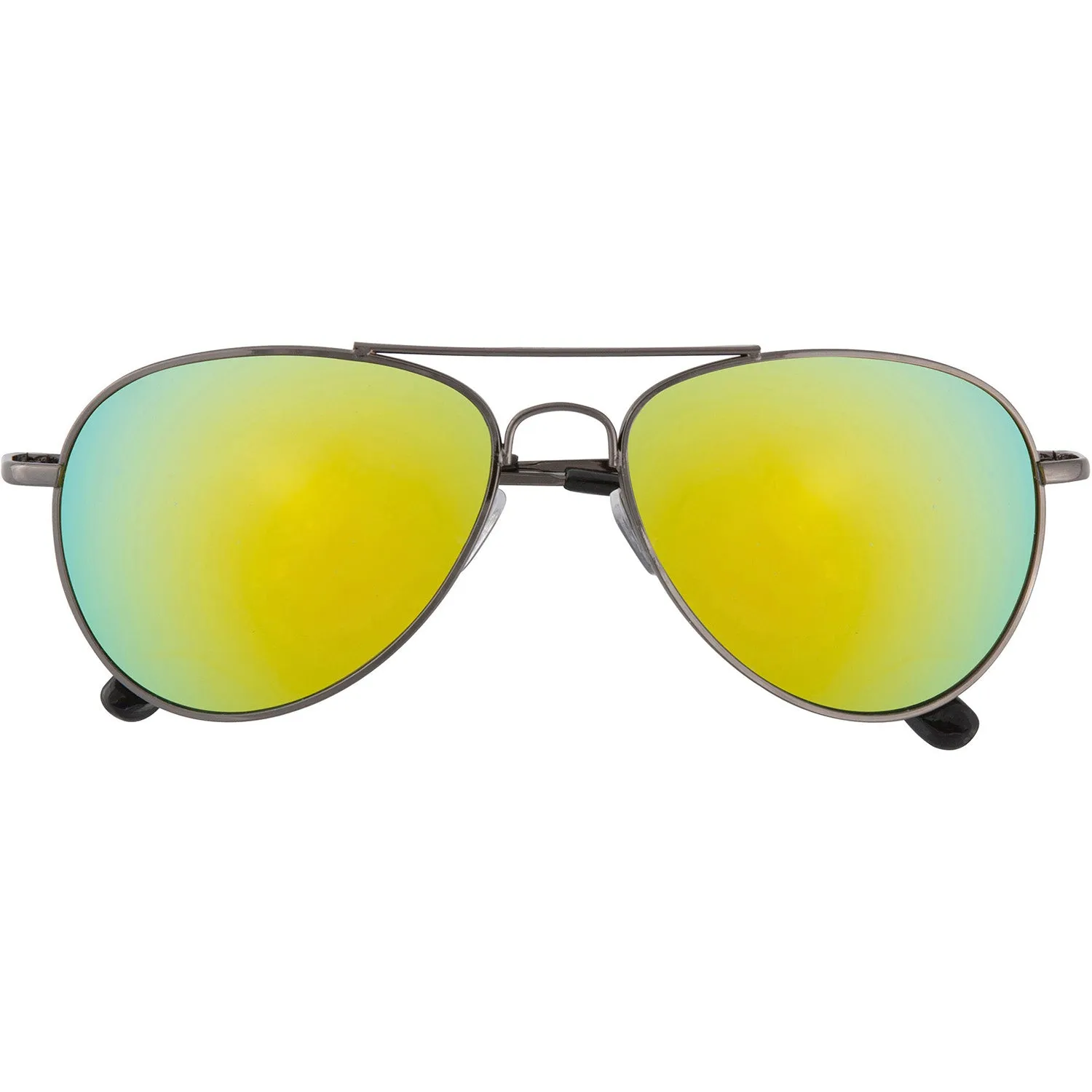 grinderPUNCH Multi-Colored Mirrored Aviator Sunglasses