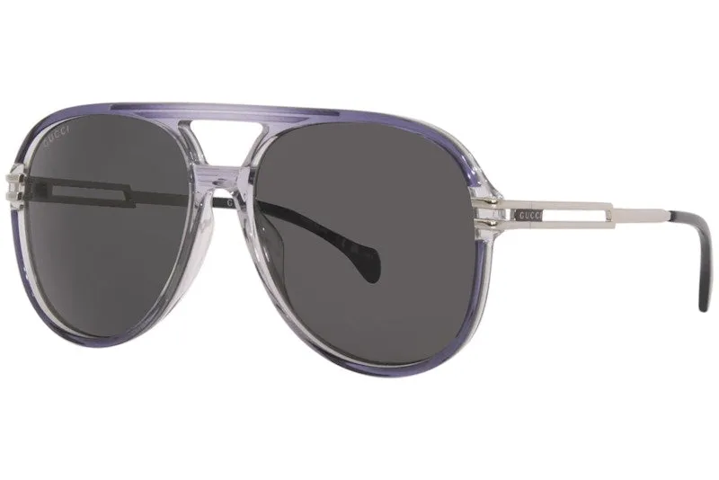 Gucci Oversized Aviator Sunglasses Grey