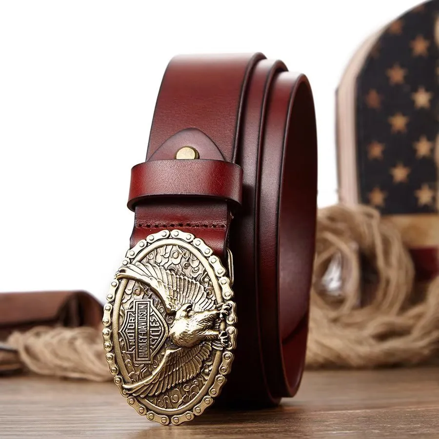 HarleyLuxe Eagle Embellished Belt