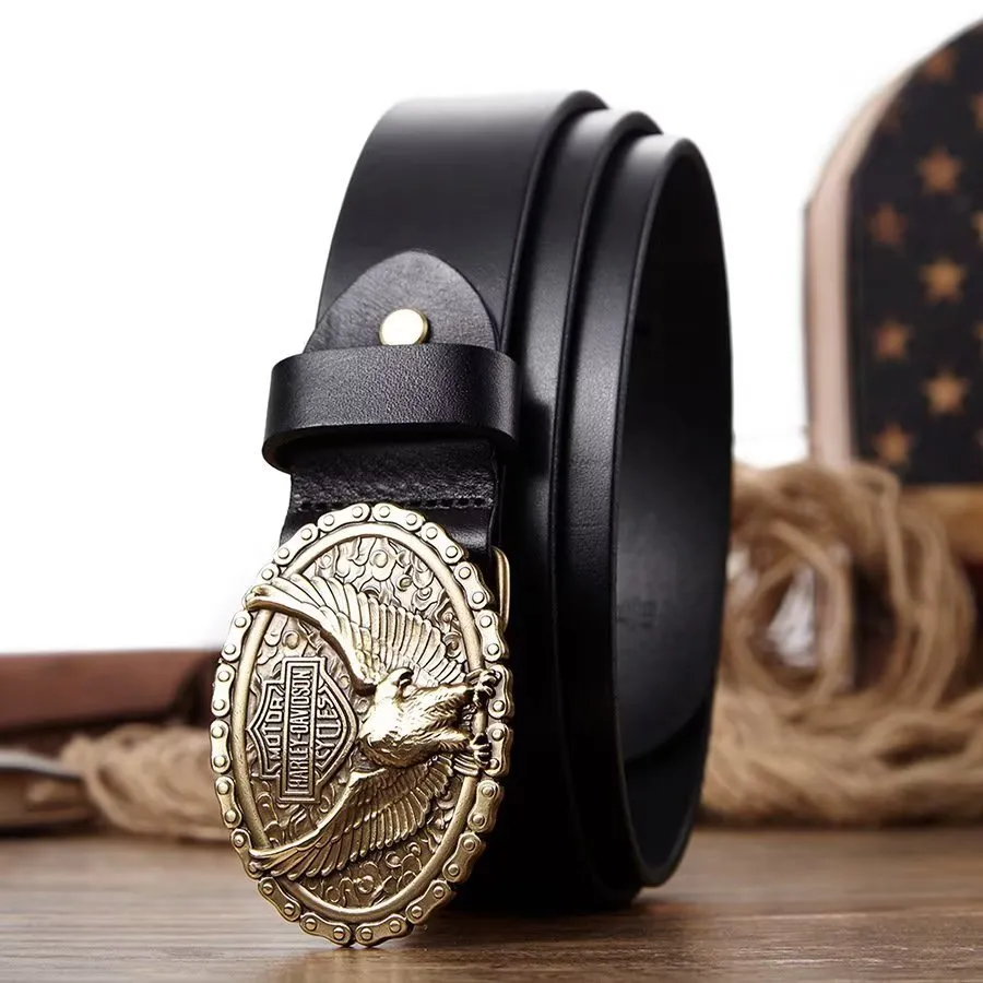 HarleyLuxe Eagle Embellished Belt