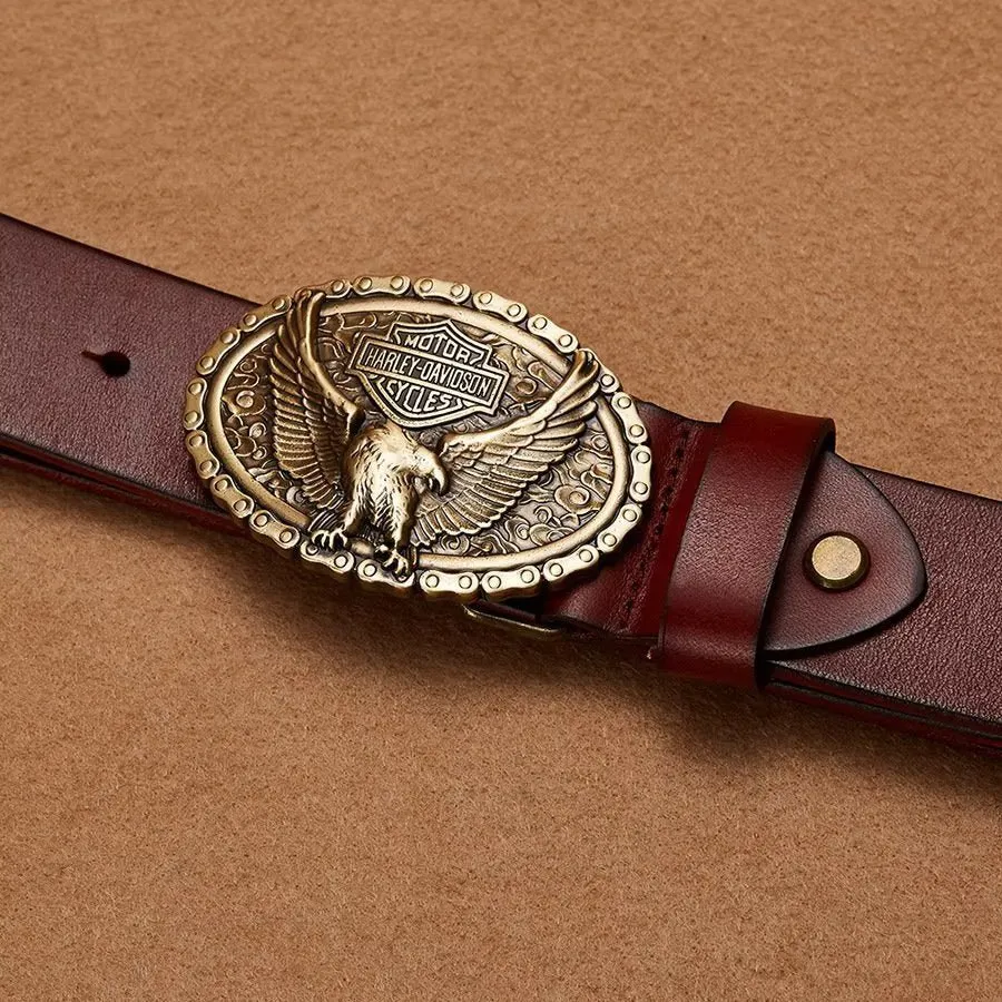 HarleyLuxe Eagle Embellished Belt