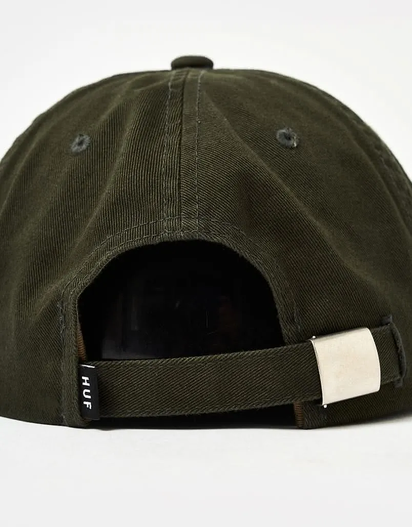 HUF Distressed Logo 5 Panel Cap - Hunter Green