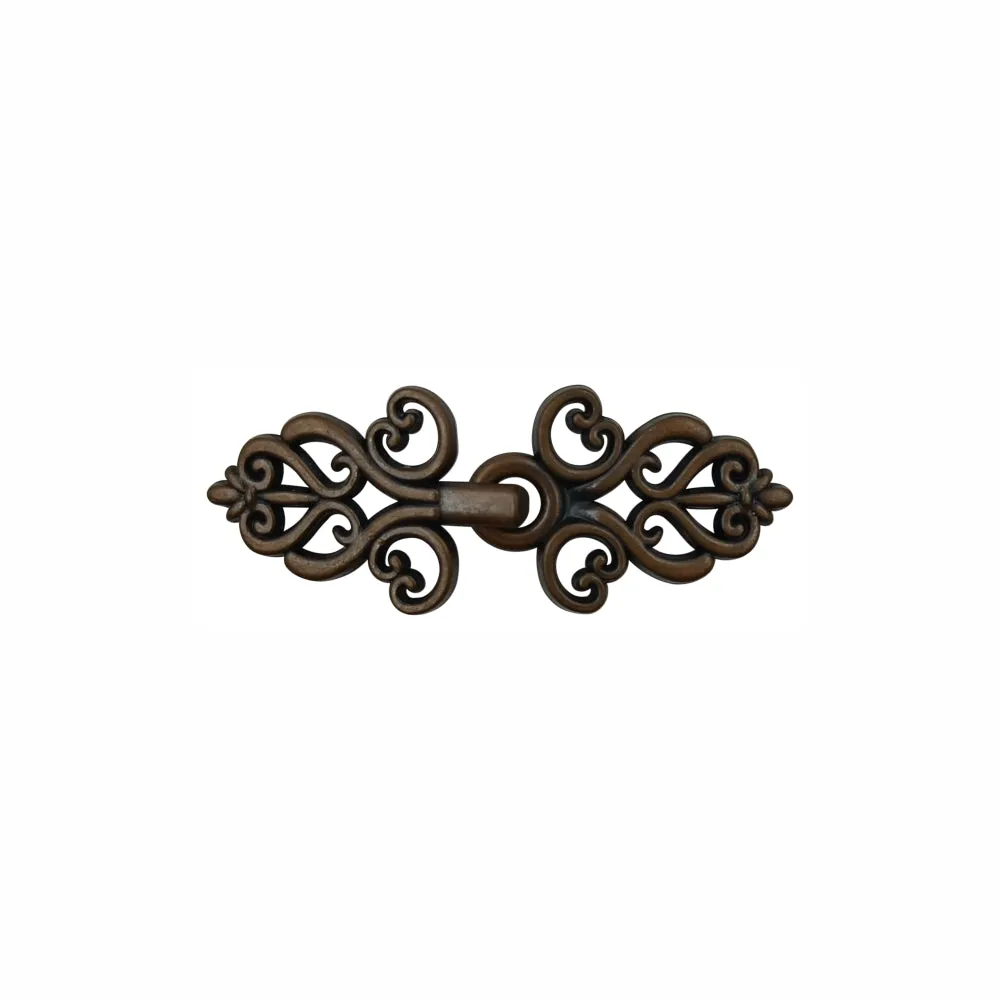 Intricate Designer Metal Clasp Closure Hook for Designer Clothing