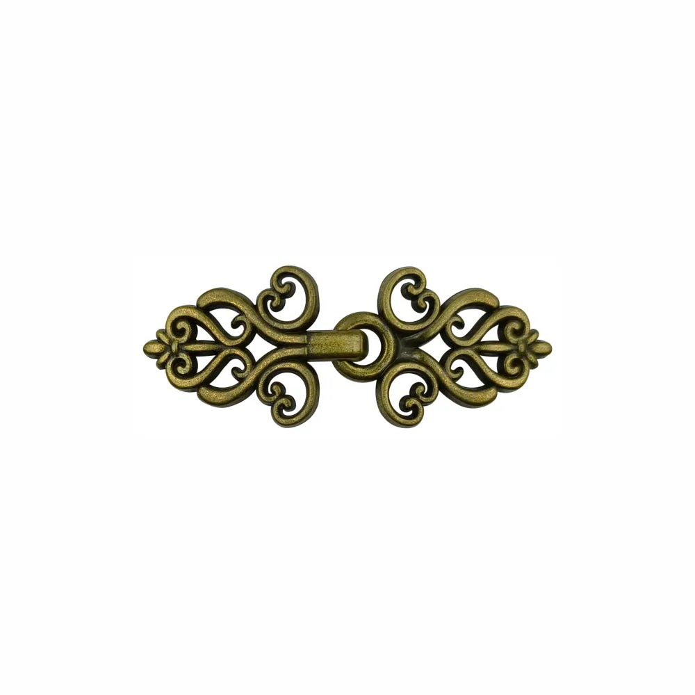 Intricate Designer Metal Clasp Closure Hook for Designer Clothing