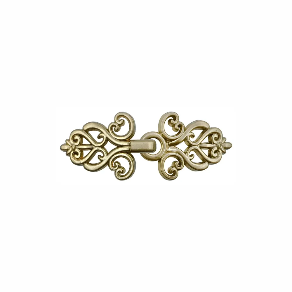 Intricate Designer Metal Clasp Closure Hook for Designer Clothing