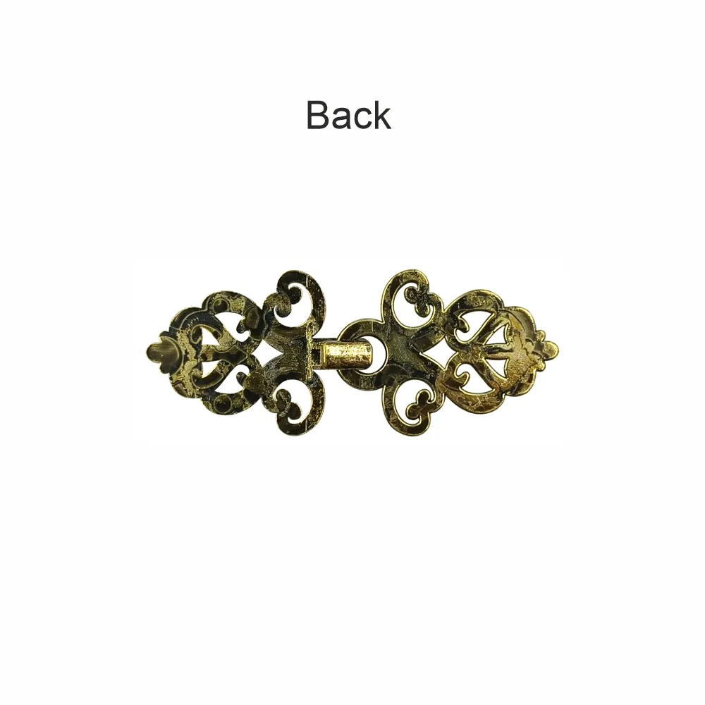 Intricate Designer Metal Clasp Closure Hook for Designer Clothing