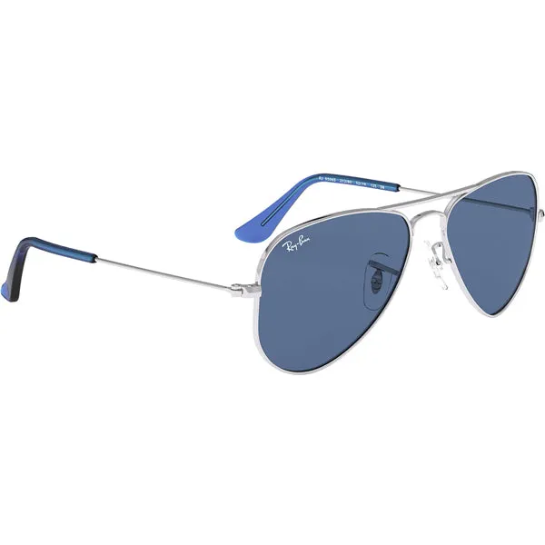 Junior Aviator - Silver/Dark Blue Classic