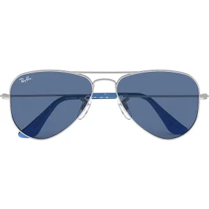 Junior Aviator - Silver/Dark Blue Classic