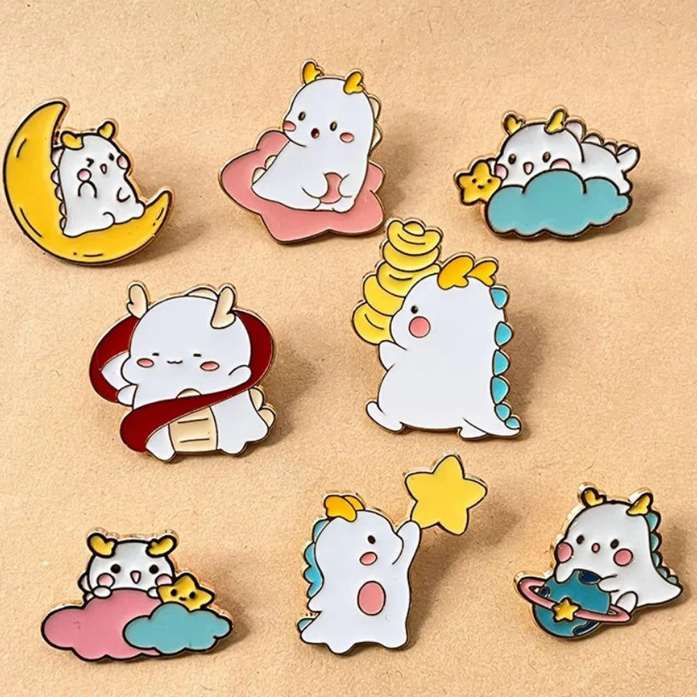 Kawaii Dragon Enamel Pins