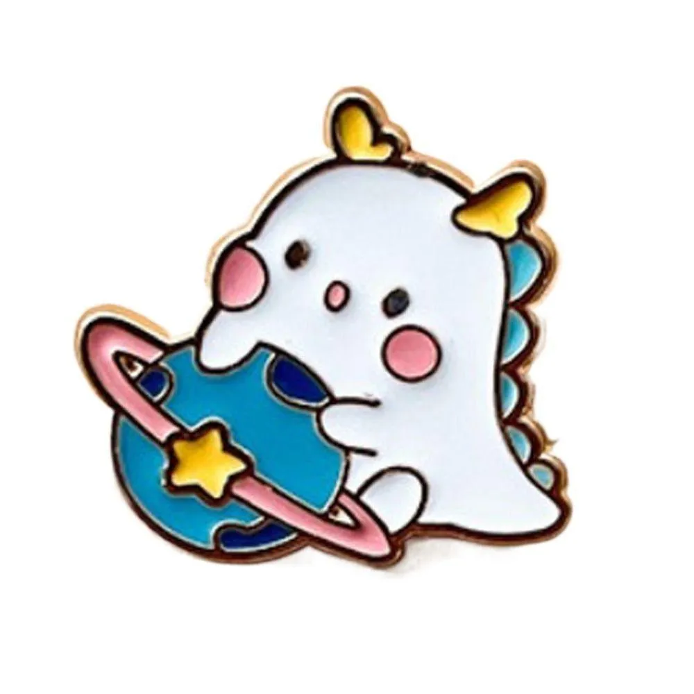 Kawaii Dragon Enamel Pins