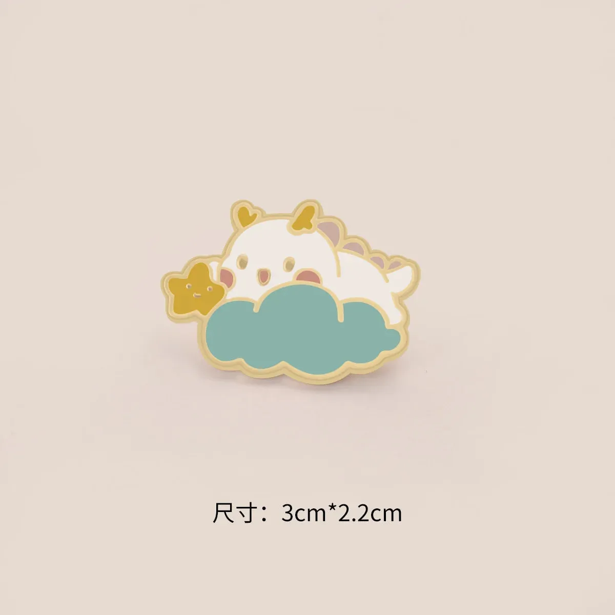 Kawaii Dragon Enamel Pins