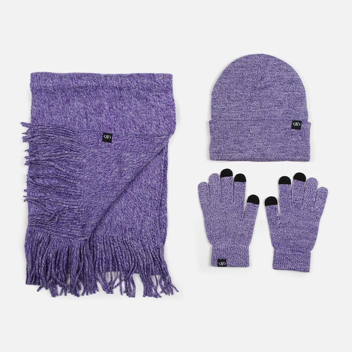 LADIES CAP, SCARF & GLOVES SET