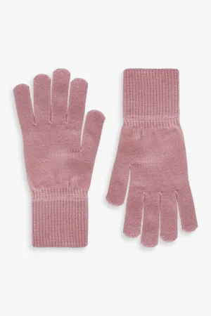 Ladies Flat Knit Gloves