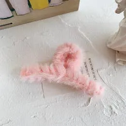 Large Furry Claw Clip