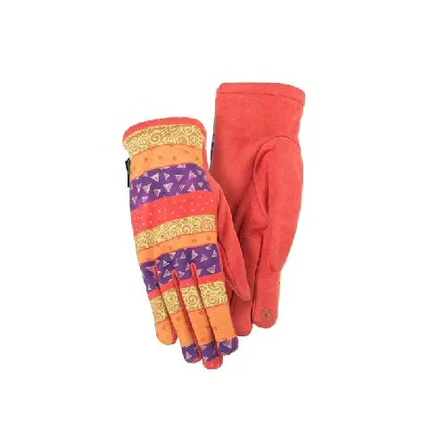 Laurel Burch Patchwork Stripe Sueded Touchscreen Gloves