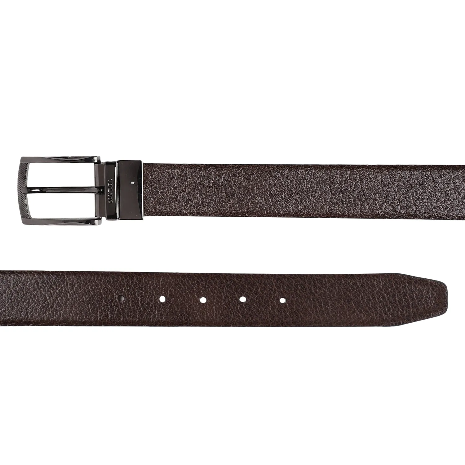 Men's Black & Brown Formal Reversible Belt