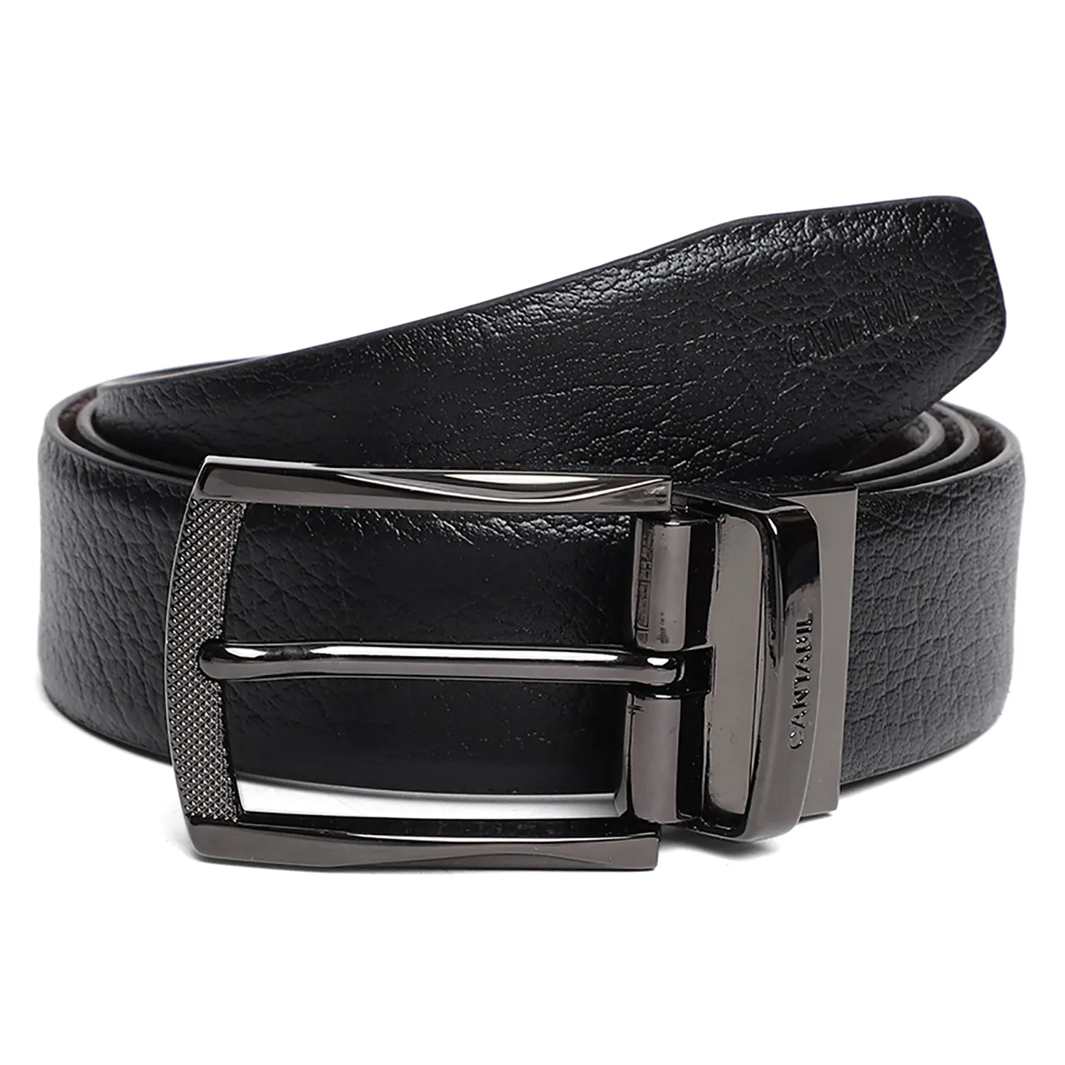 Men's Black & Brown Formal Reversible Belt