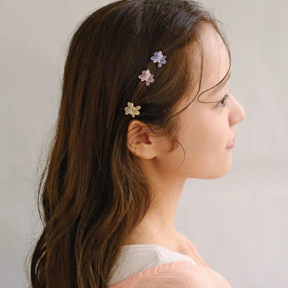 Mini Flower Hair Clip Pack