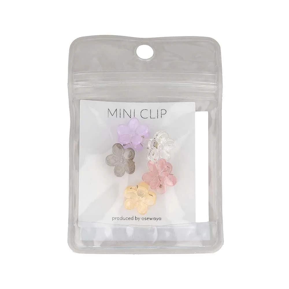 Mini Flower Hair Clip Pack