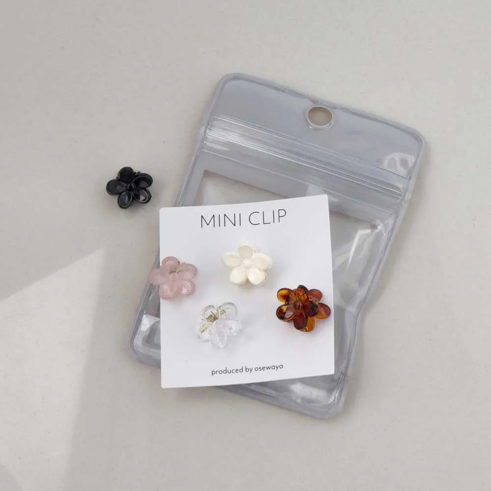 Mini Flower Hair Clip Pack