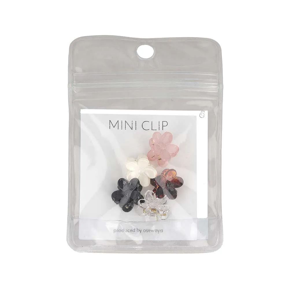 Mini Flower Hair Clip Pack