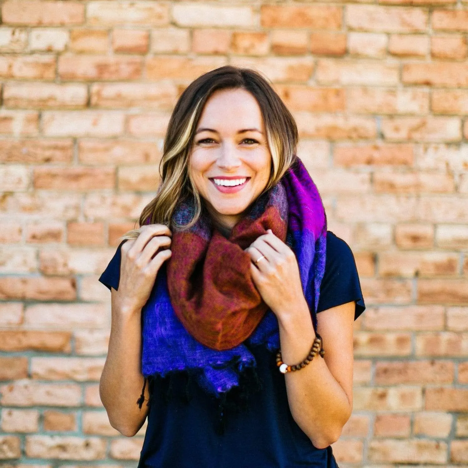 Multicolor Himalayan Wool Scarf