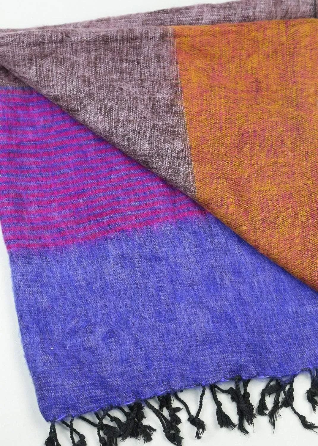 Multicolor Himalayan Wool Scarf