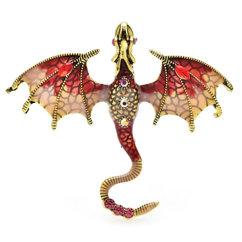 Mystical and Magical Dragon Brooch Pins