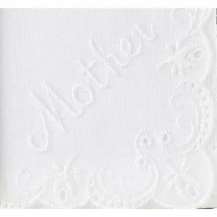 Personalized From the Bride to her Mother Wedding Handkerchief